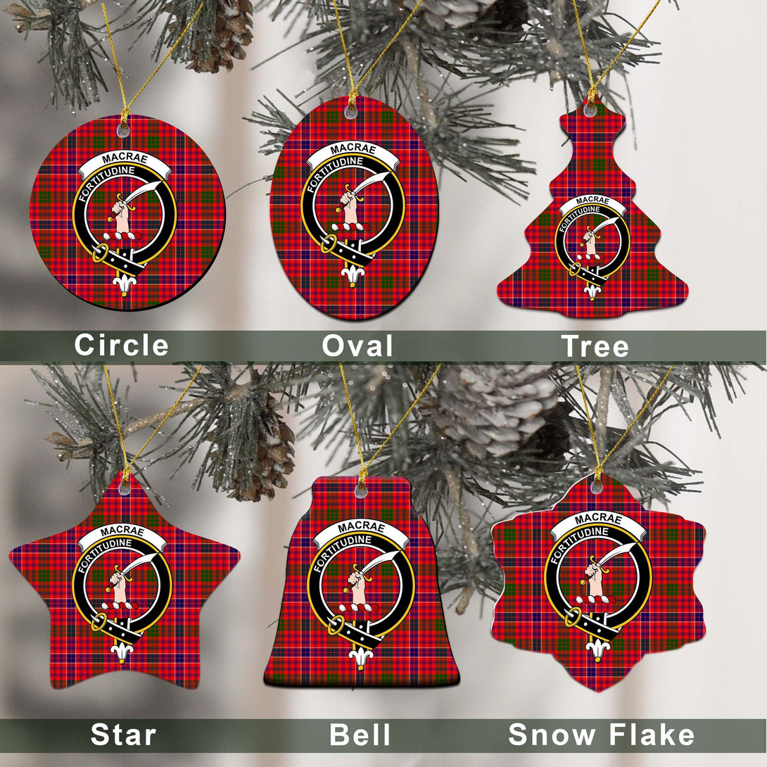 MacRae Tartan Classic Ceramic Ornament Ver2