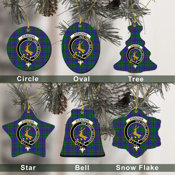 Strachan Tartan Classic Ceramic Ornament Ver2