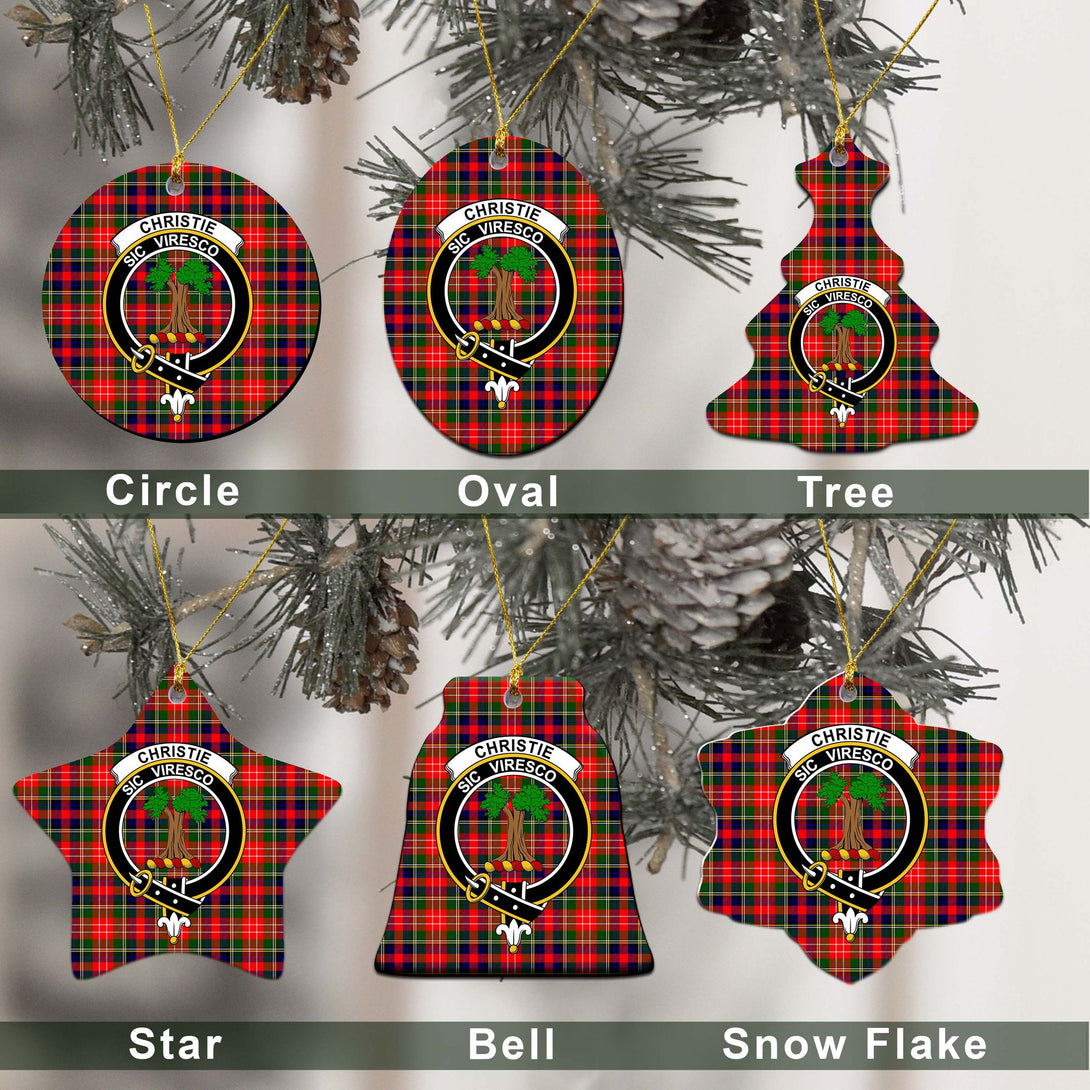 Christie Tartan Classic Ceramic Ornament Ver2