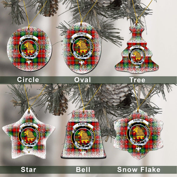 Fairlie Tartan Classic Ceramic Ornament