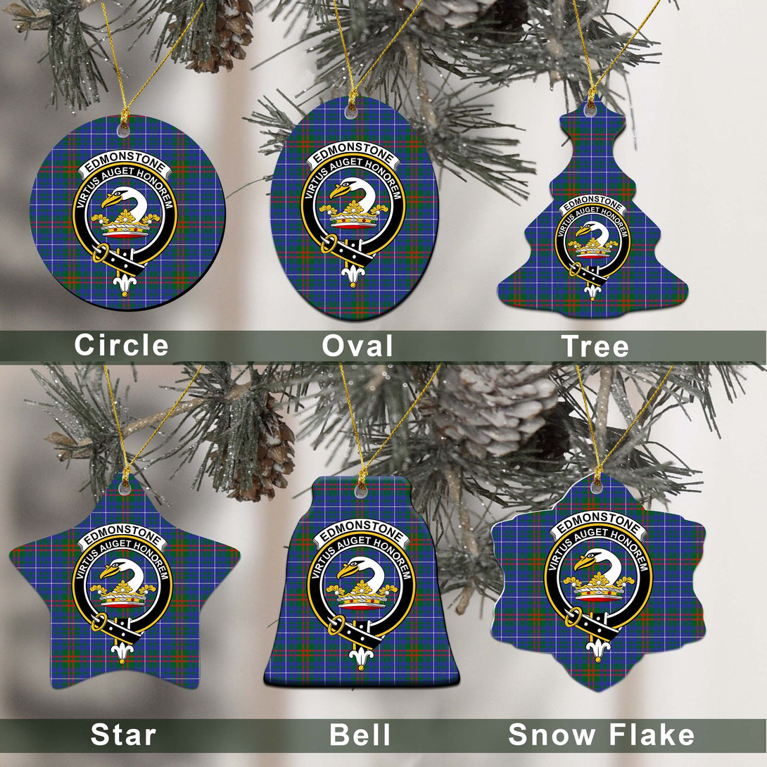 Edmonstone (of Duntreath) Tartan Classic Ceramic Ornament Ver2