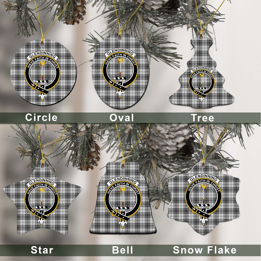 Glendinning Tartan Classic Ceramic Ornament Ver2