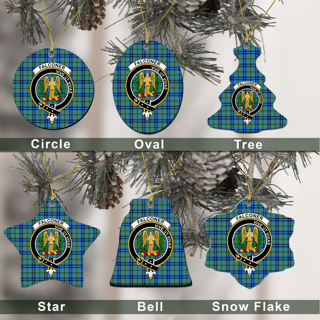 Falconer Tartan Classic Ceramic Ornament Ver2