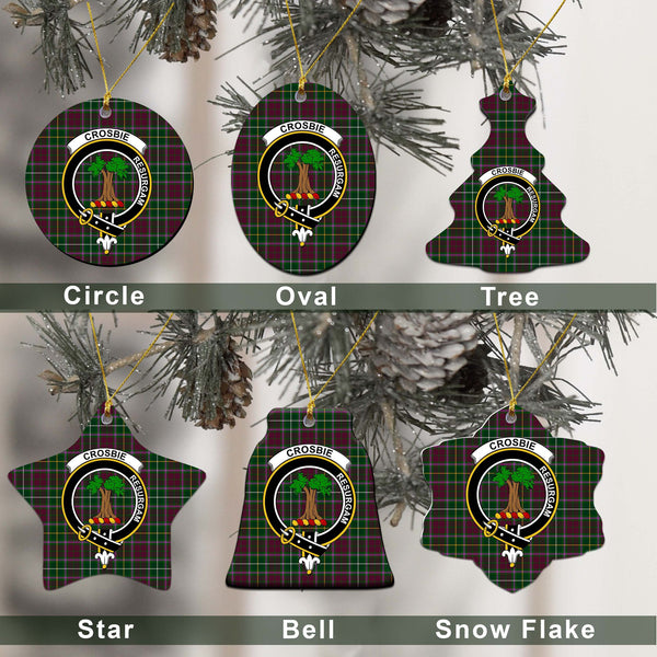 Crosbie Tartan Classic Ceramic Ornament Ver2