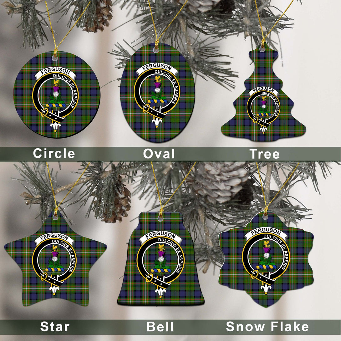 Ferguson Tartan Classic Ceramic Ornament Ver2