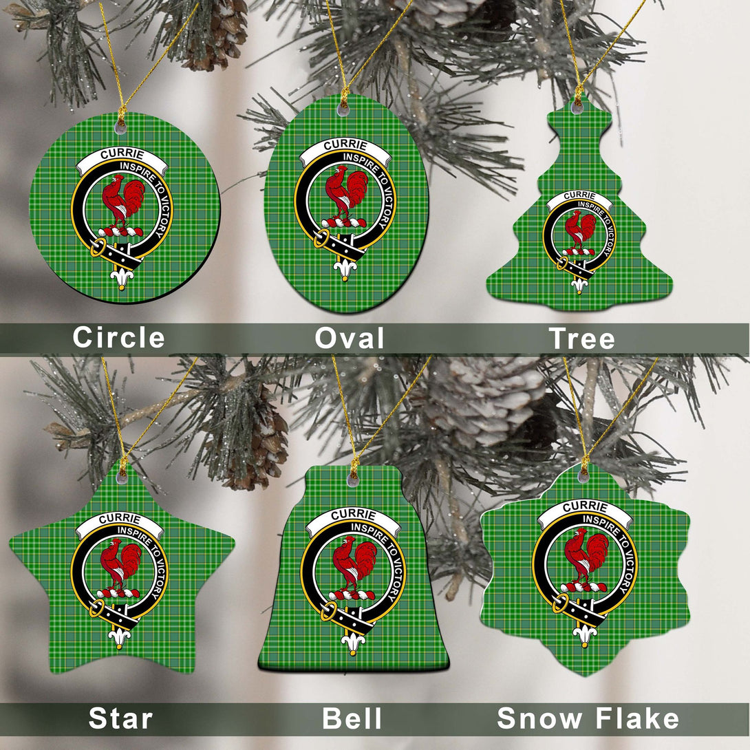 Currie Tartan Classic Ceramic Ornament Ver2