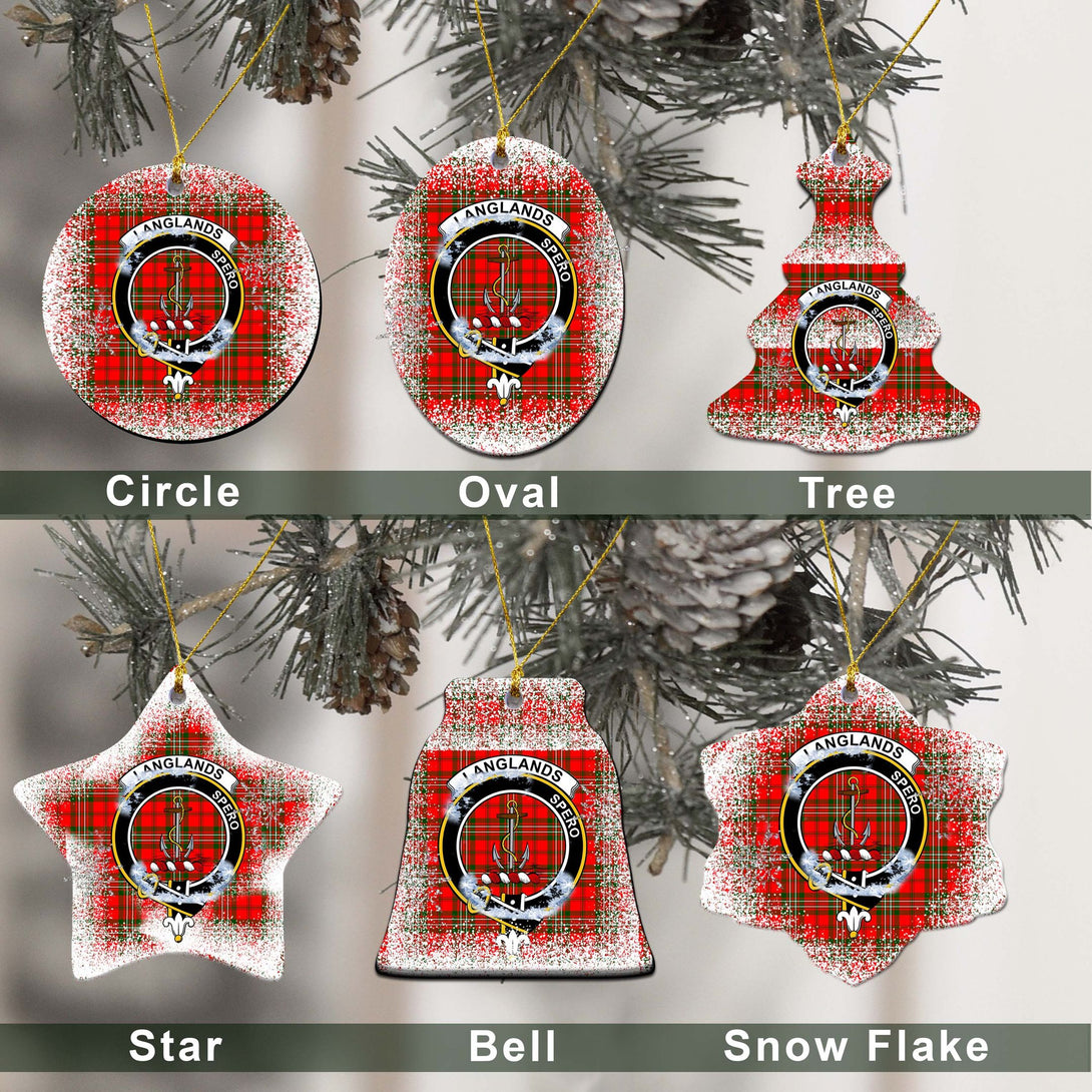 Langlands Tartan Classic Ceramic Ornament