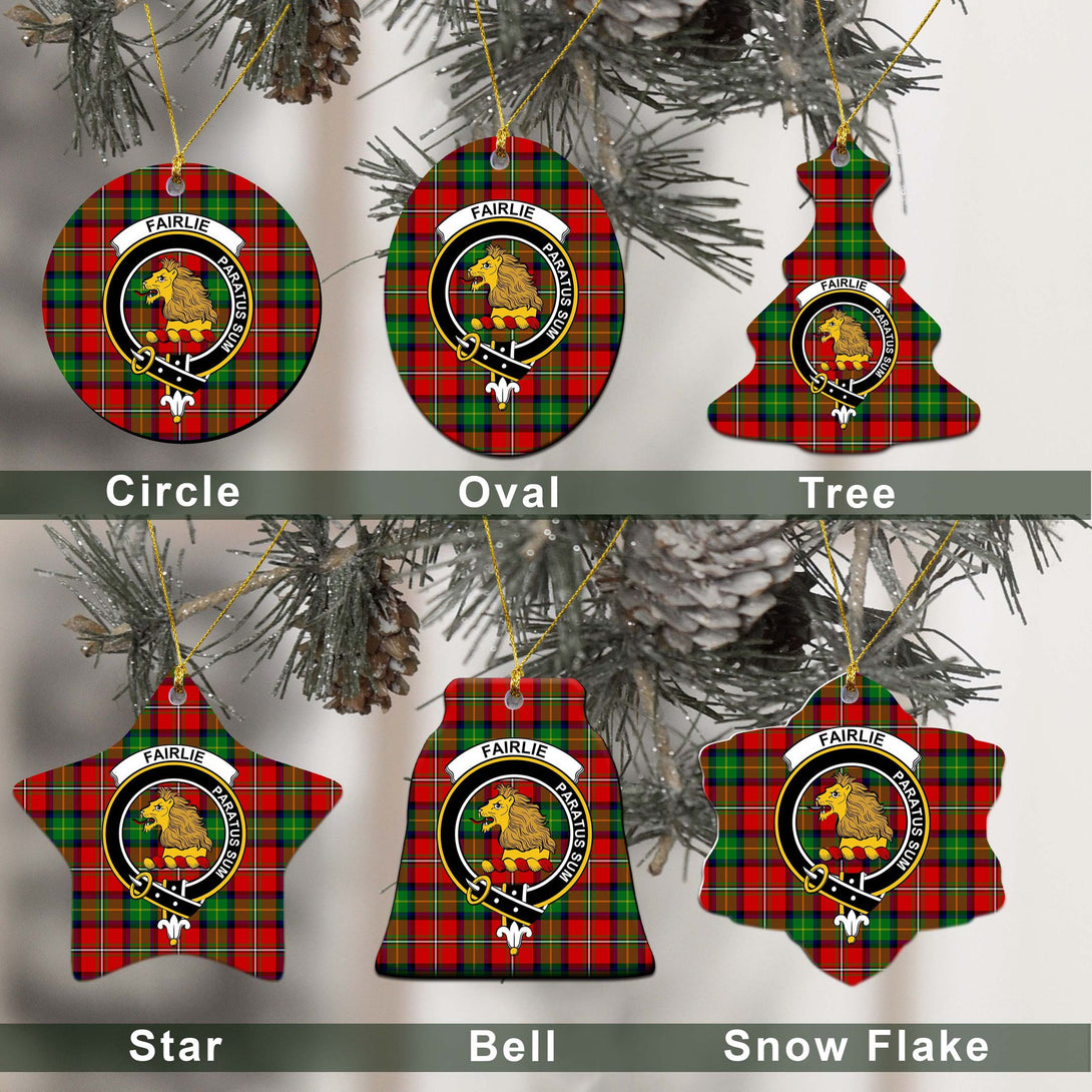 Fairlie Tartan Classic Ceramic Ornament Ver2