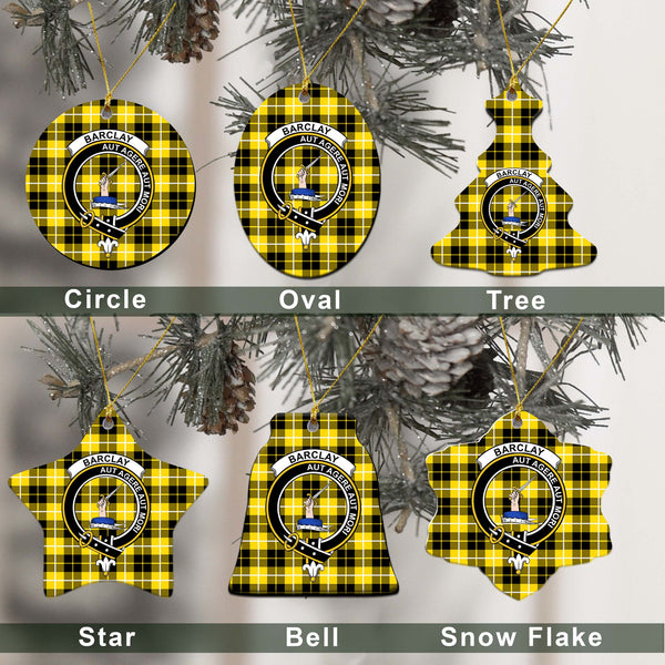 Barclay Tartan Classic Ceramic Ornament Ver2