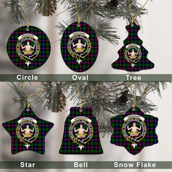 Urquhart Tartan Classic Ceramic Ornament Ver2