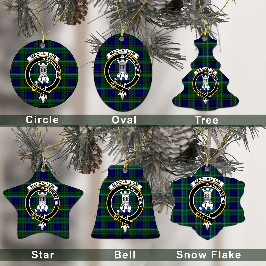 MacCallum Tartan Classic Ceramic Ornament Ver2