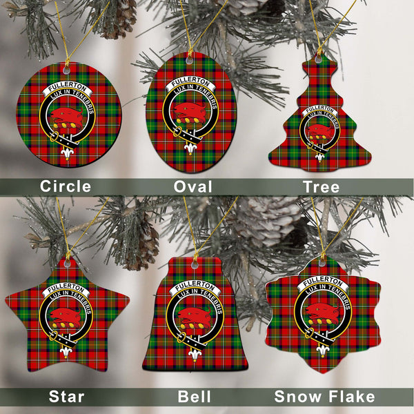 Fullerton Tartan Classic Ceramic Ornament Ver2