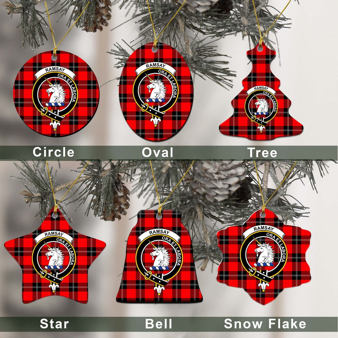 Ramsay Tartan Classic Ceramic Ornament Ver2