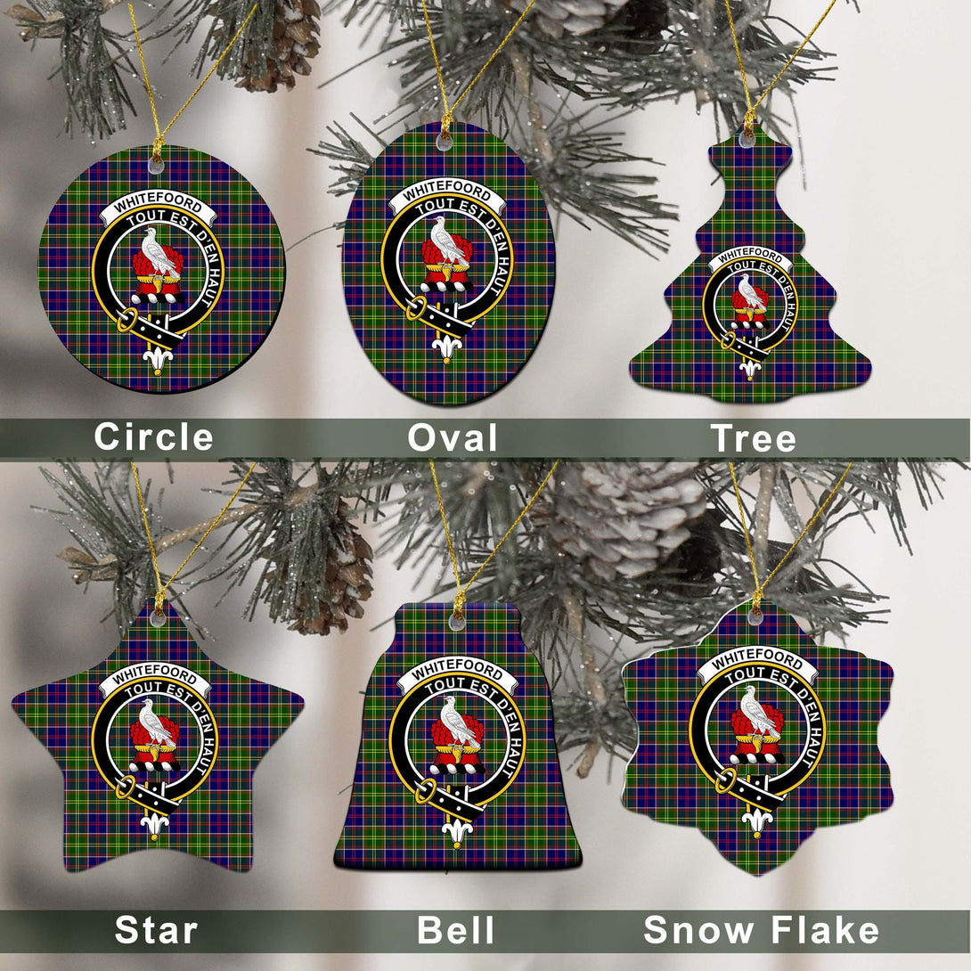 Whiteford Tartan Classic Ceramic Ornament Ver2