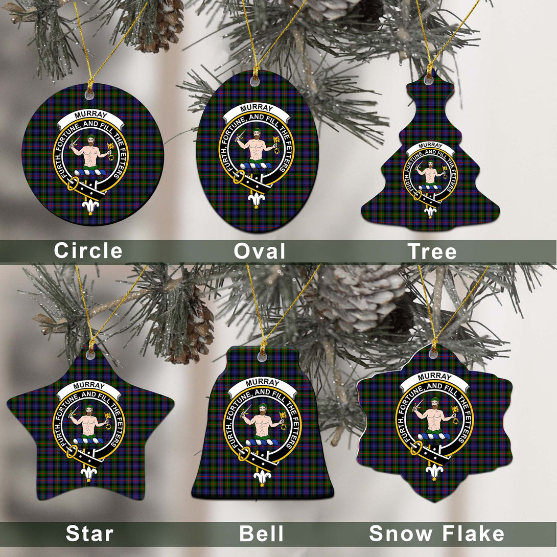 Murray (of Atholl) Tartan Classic Ceramic Ornament Ver2