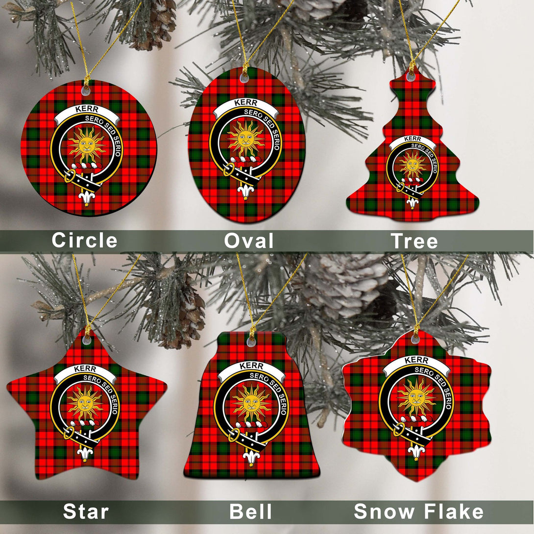 Kerr Tartan Classic Ceramic Ornament Ver2