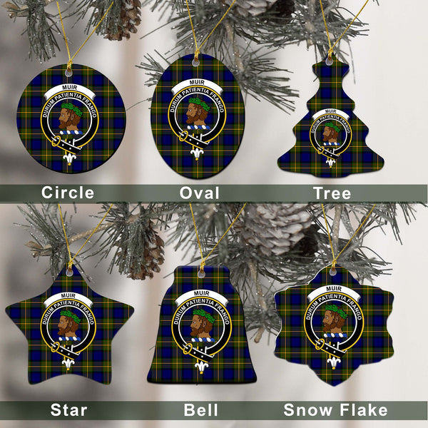 Muir Tartan Classic Ceramic Ornament Ver2