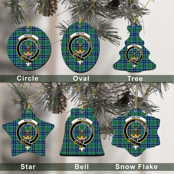 Keith Tartan Classic Ceramic Ornament Ver2