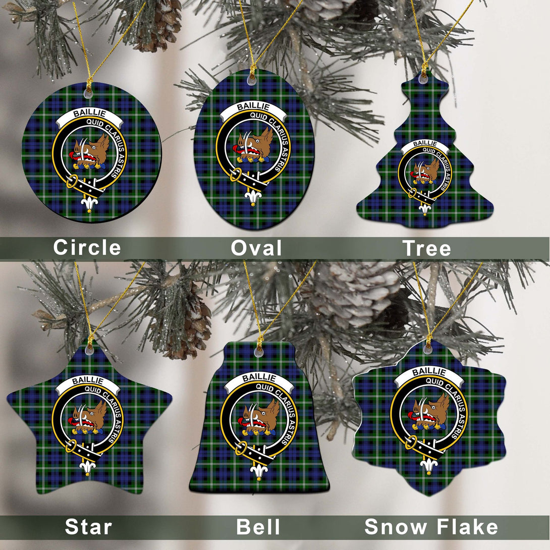 Baillie Tartan Classic Ceramic Ornament Ver2