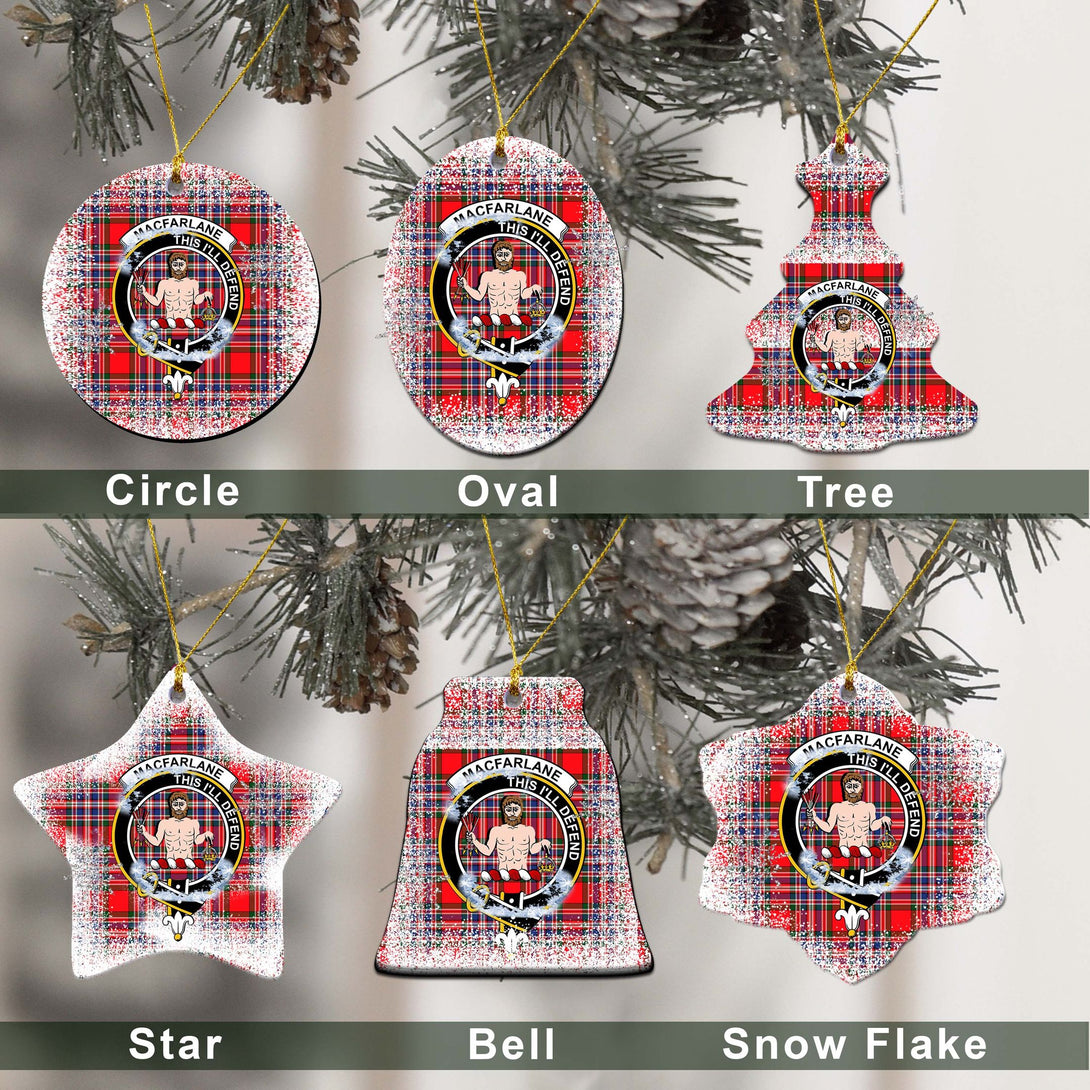 MacFarlane Tartan Classic Ceramic Ornament