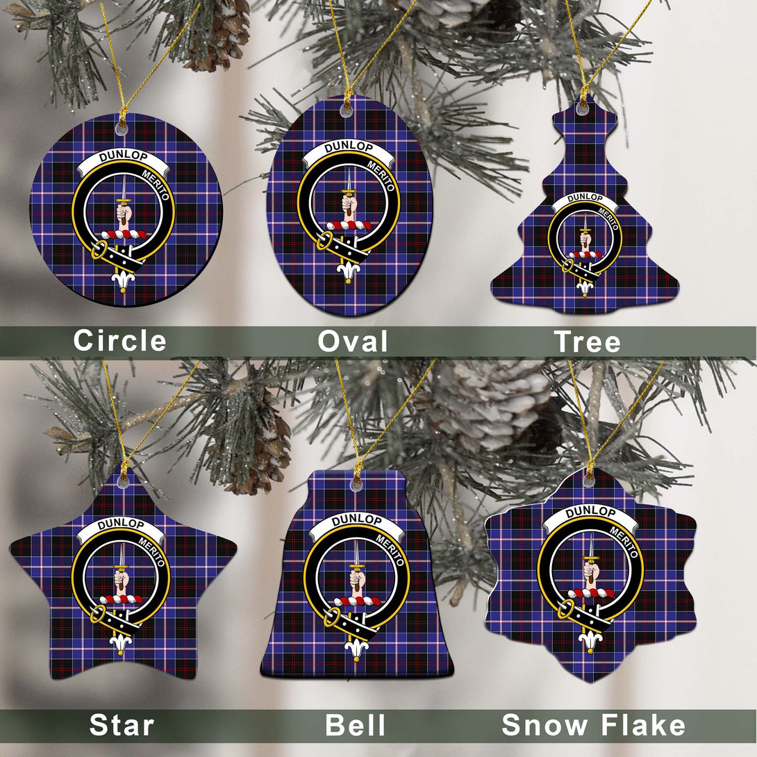 Dunlop Tartan Classic Ceramic Ornament Ver2