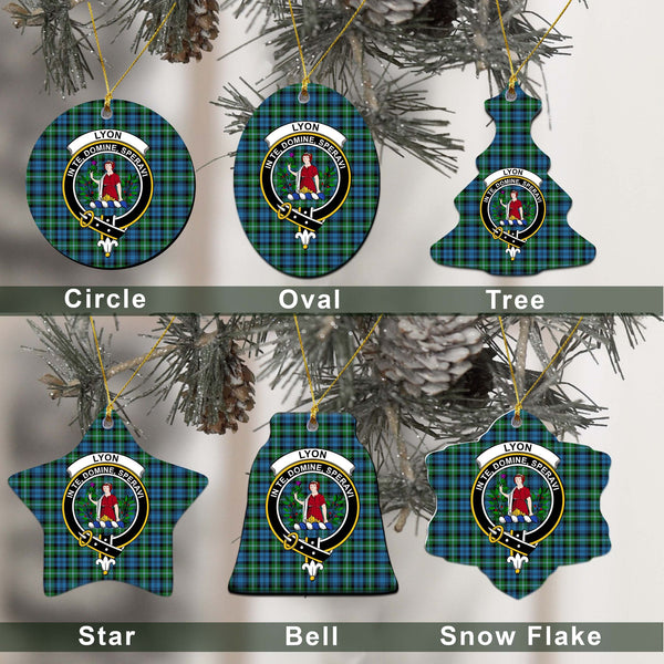 Lyon Tartan Classic Ceramic Ornament Ver2