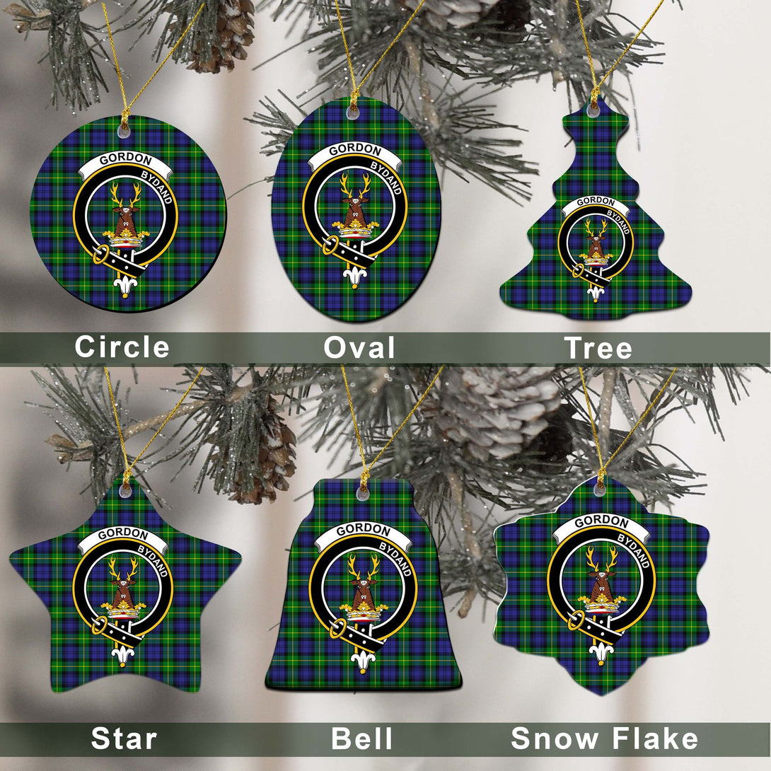 Gordon Tartan Classic Ceramic Ornament Ver2