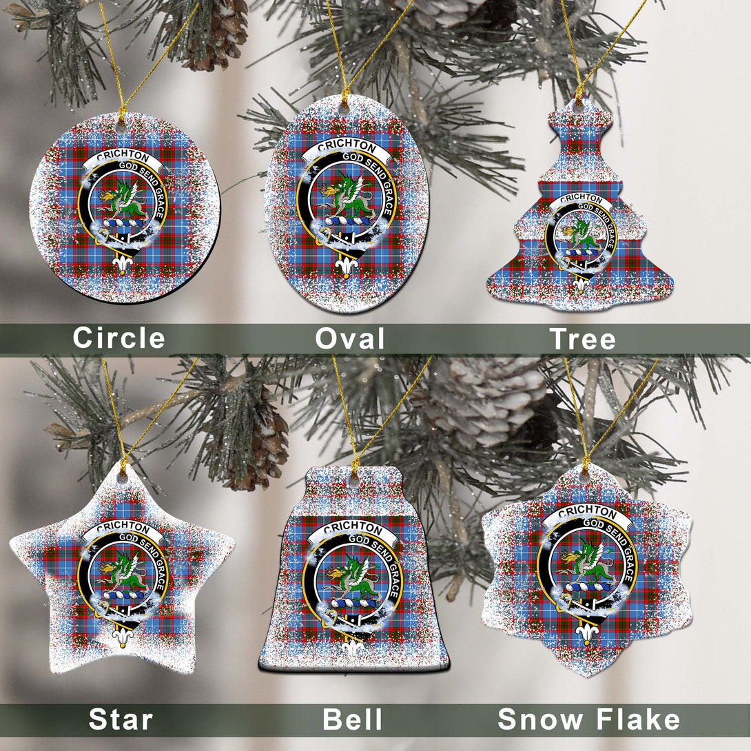 Crichton District Tartan Classic Ceramic Ornament