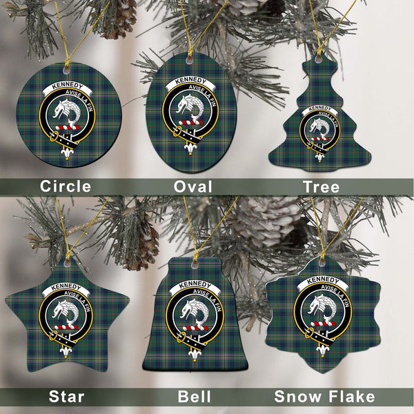 Kennedy Tartan Classic Ceramic Ornament Ver2