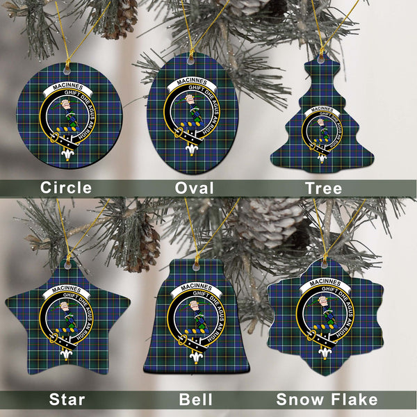 MacInnes Tartan Classic Ceramic Ornament Ver2