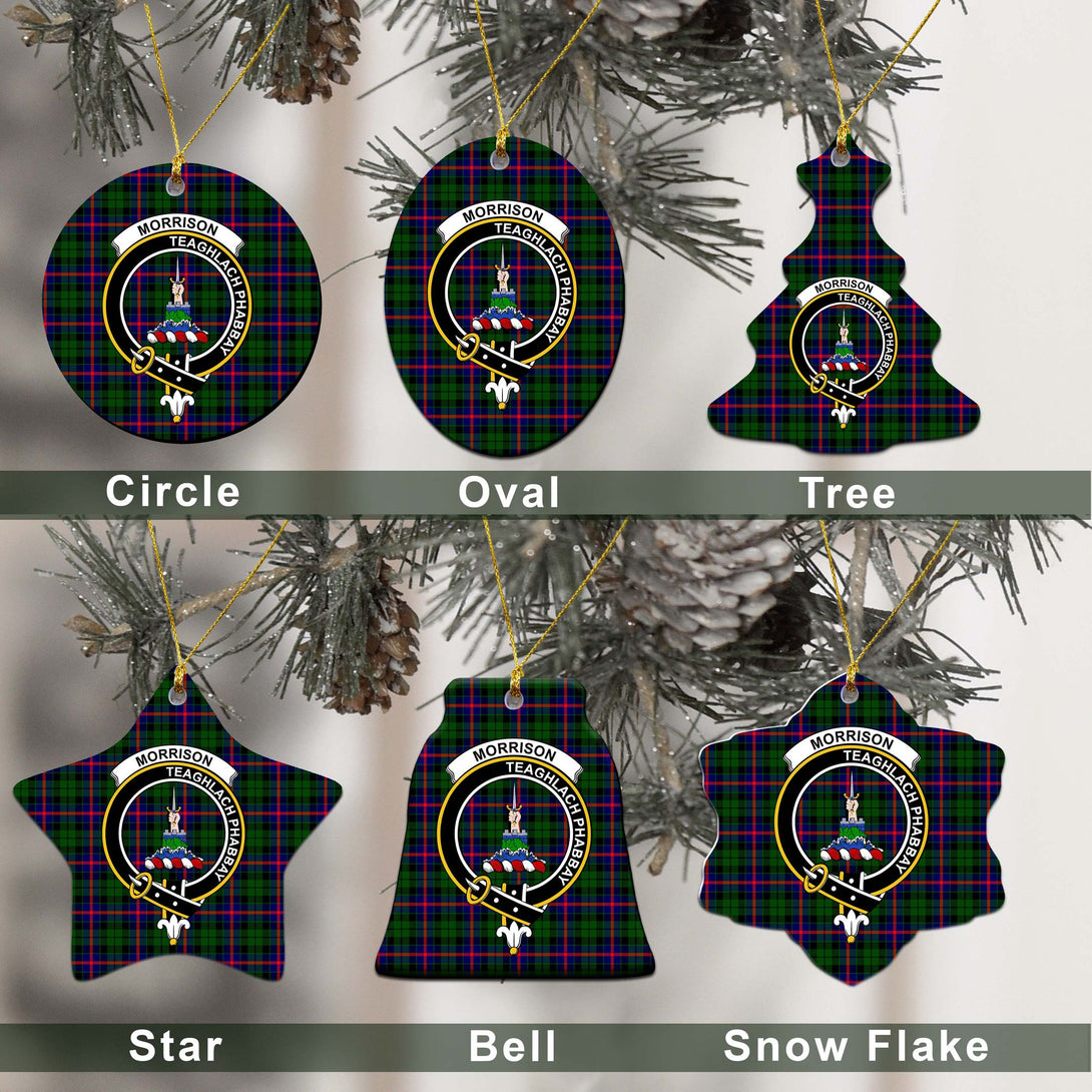 Morrison Tartan Classic Ceramic Ornament Ver2