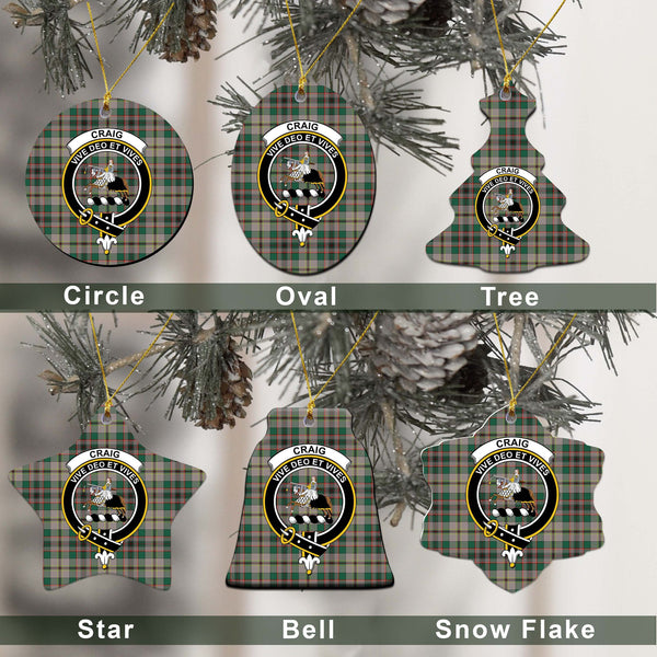 Craig Ancient Tartan Classic Ceramic Ornament Ver2