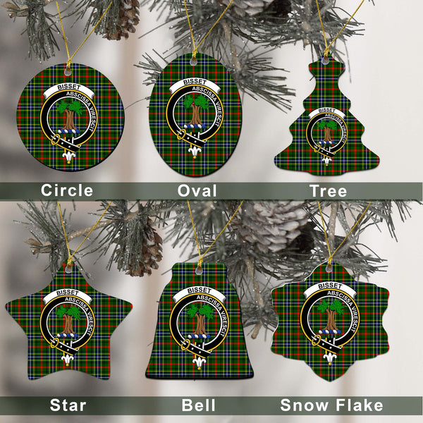 Bisset Tartan Classic Ceramic Ornament Ver2