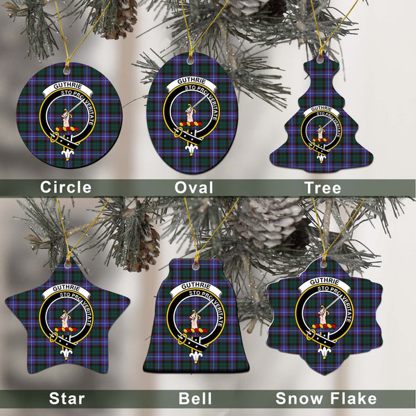 Guthrie Tartan Classic Ceramic Ornament Ver2