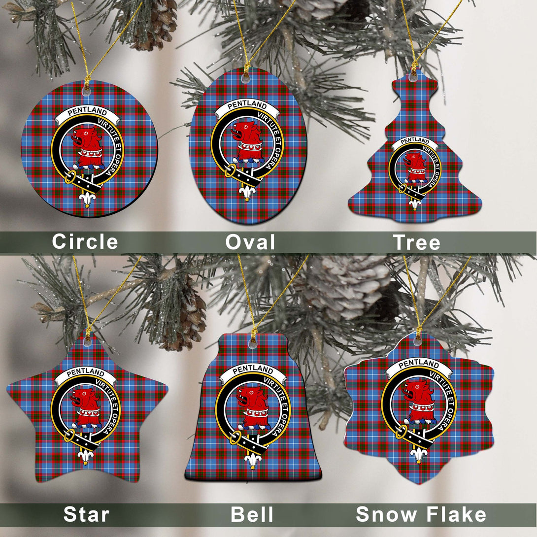 Pentland Tartan Classic Ceramic Ornament Ver2