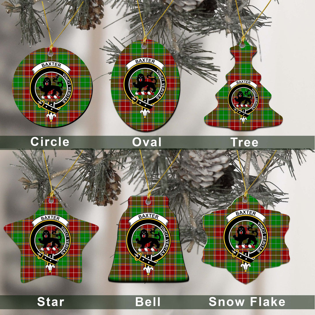 Baxter Tartan Classic Ceramic Ornament Ver2