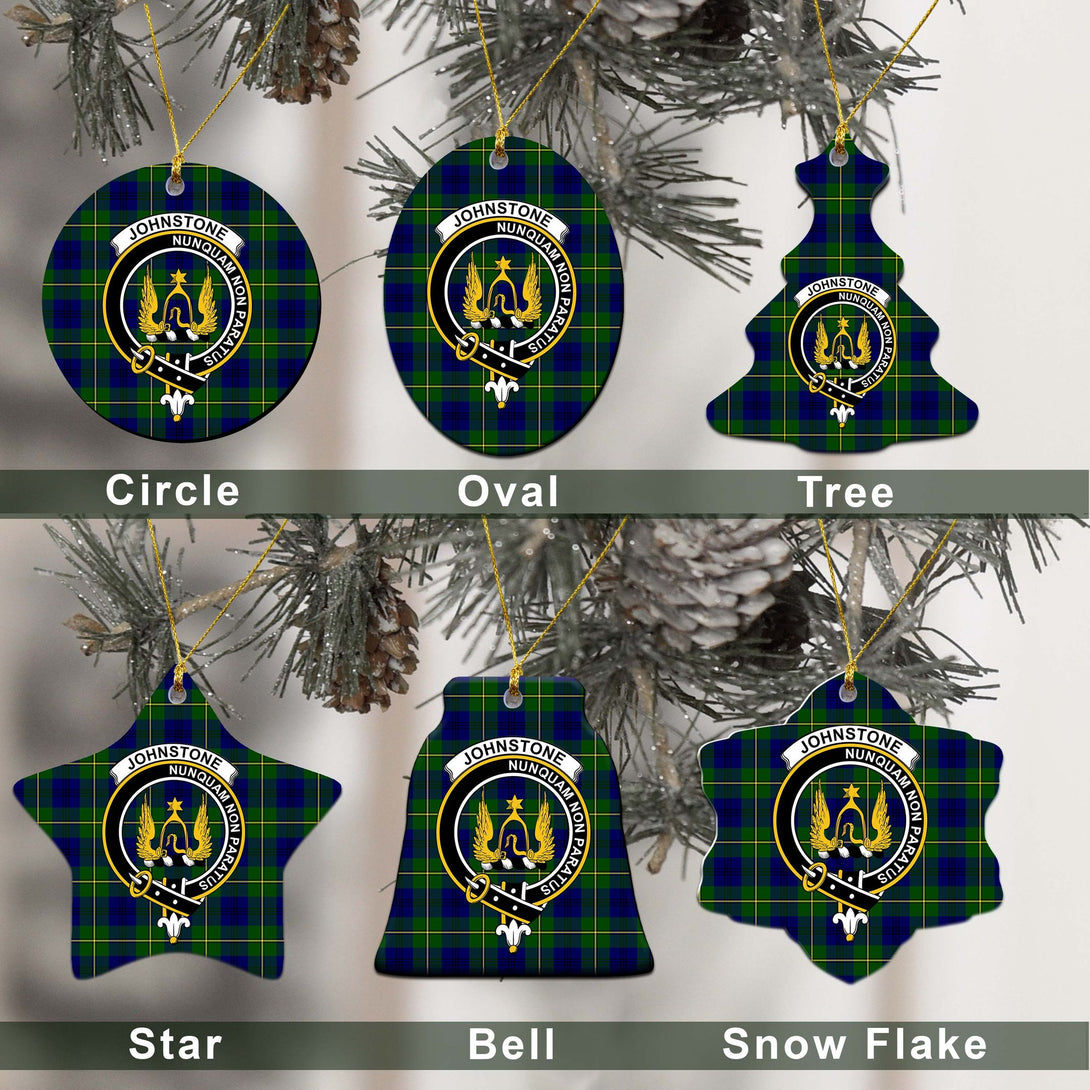 Johnstone Tartan Classic Ceramic Ornament Ver2