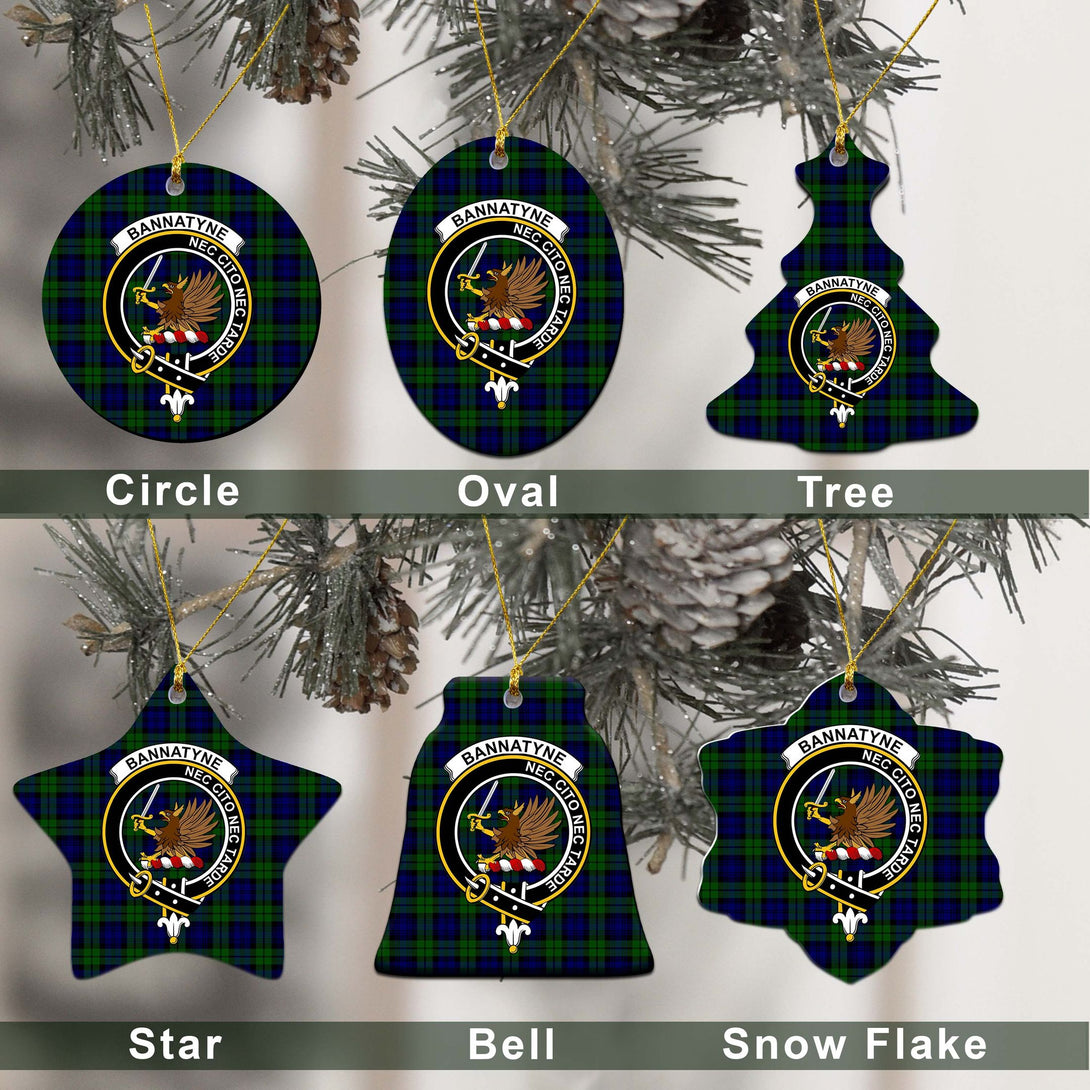 Bannatyne Tartan Classic Ceramic Ornament Ver2