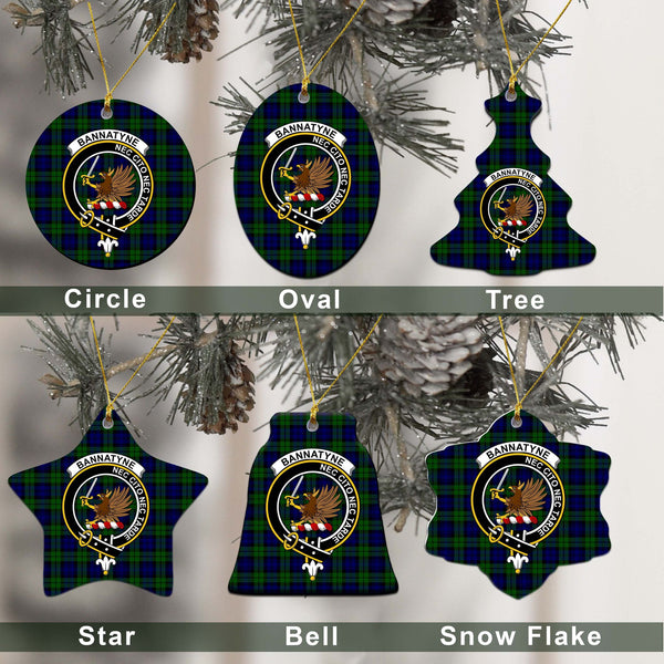 Bannatyne Tartan Classic Ceramic Ornament Ver2