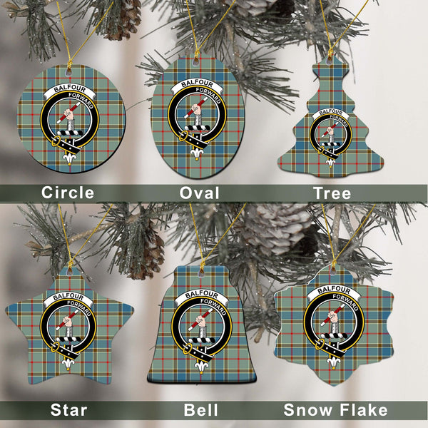 Balfour Tartan Classic Ceramic Ornament Ver2