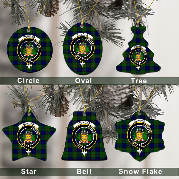 Dundas Tartan Classic Ceramic Ornament Ver2