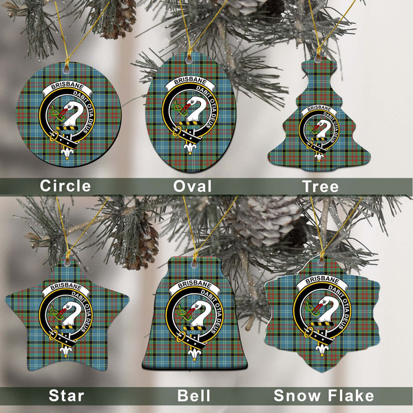 Brisbane Tartan Classic Ceramic Ornament Ver2