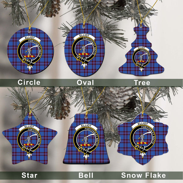 Elliot Tartan Classic Ceramic Ornament Ver2