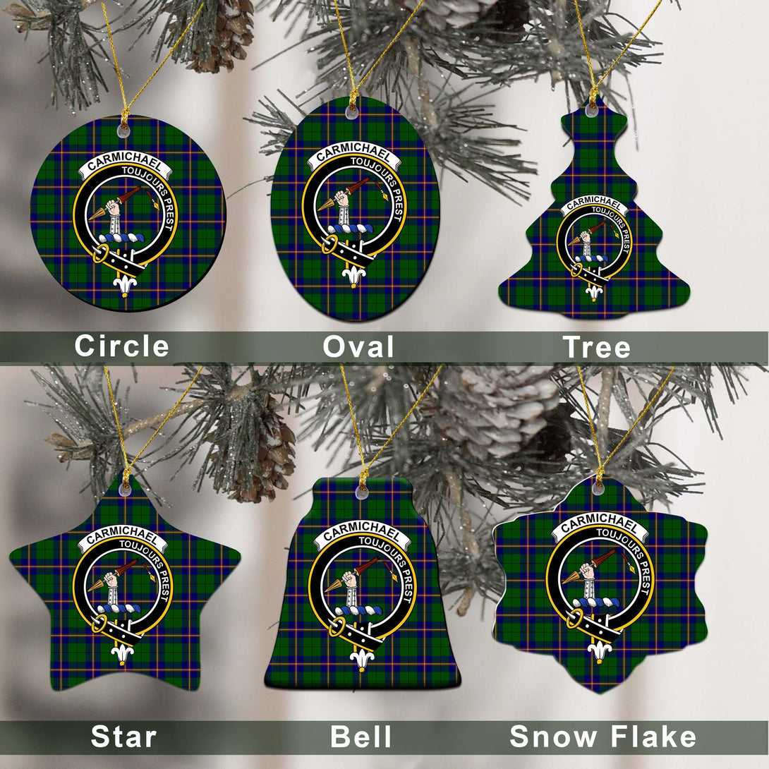 Carmichael Tartan Classic Ceramic Ornament Ver2