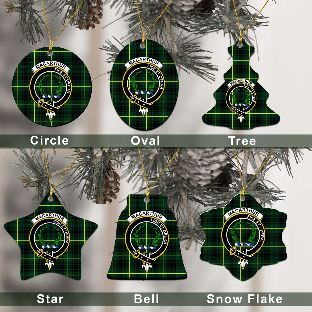 MacArthur Tartan Classic Ceramic Ornament Ver2