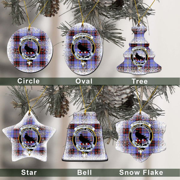 Rutherford Tartan Classic Ceramic Ornament