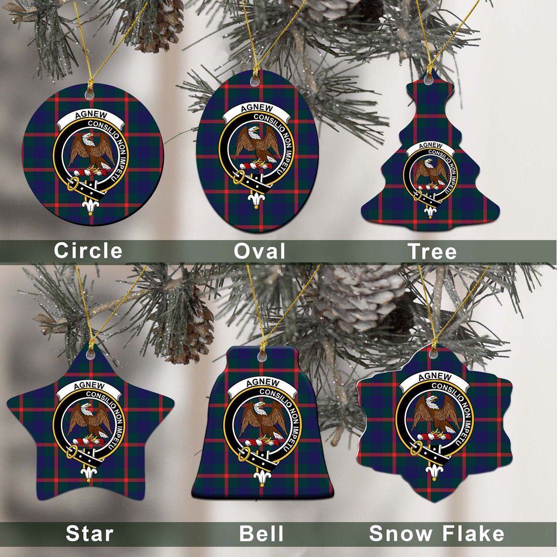 Agnew Tartan Classic Ceramic Ornament Ver2