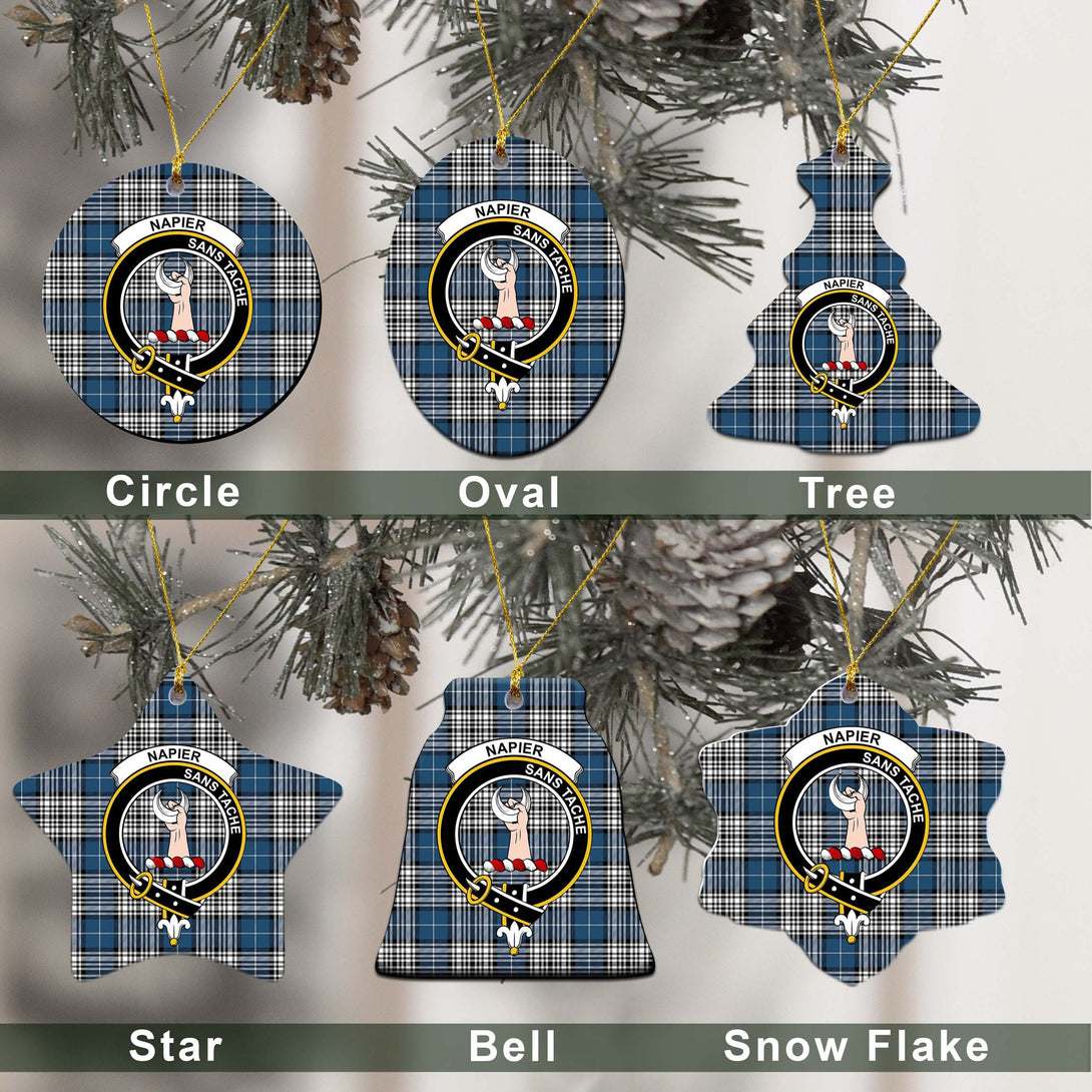 Napier Tartan Classic Ceramic Ornament Ver2