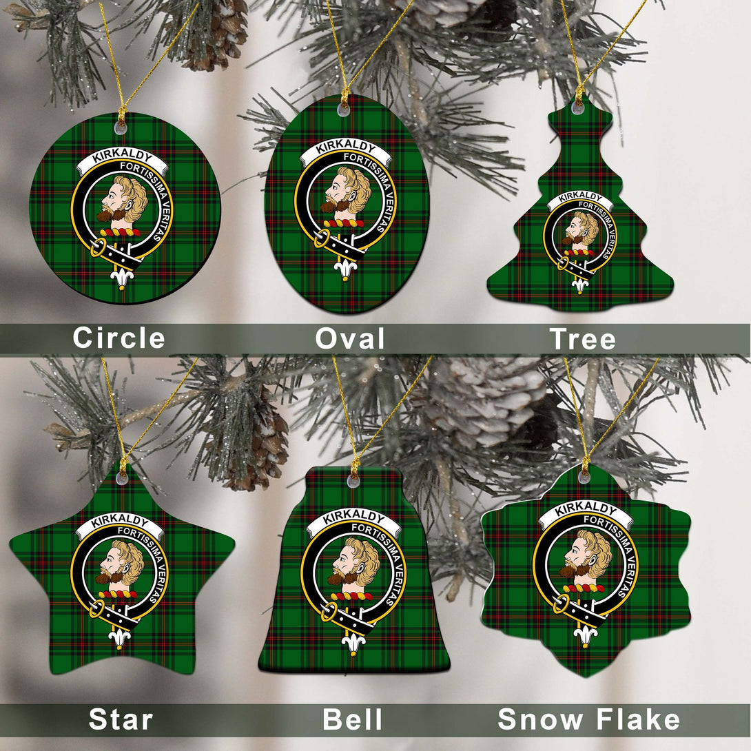 Kirkaldy Tartan Classic Ceramic Ornament Ver2