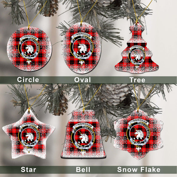 Cunningham Tartan Classic Ceramic Ornament